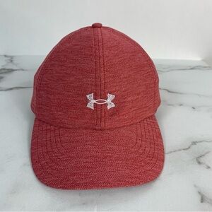 Under Armour Play Up Heathered Red Women's Adjustable Hat OS